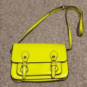 Neon yellow crossbody